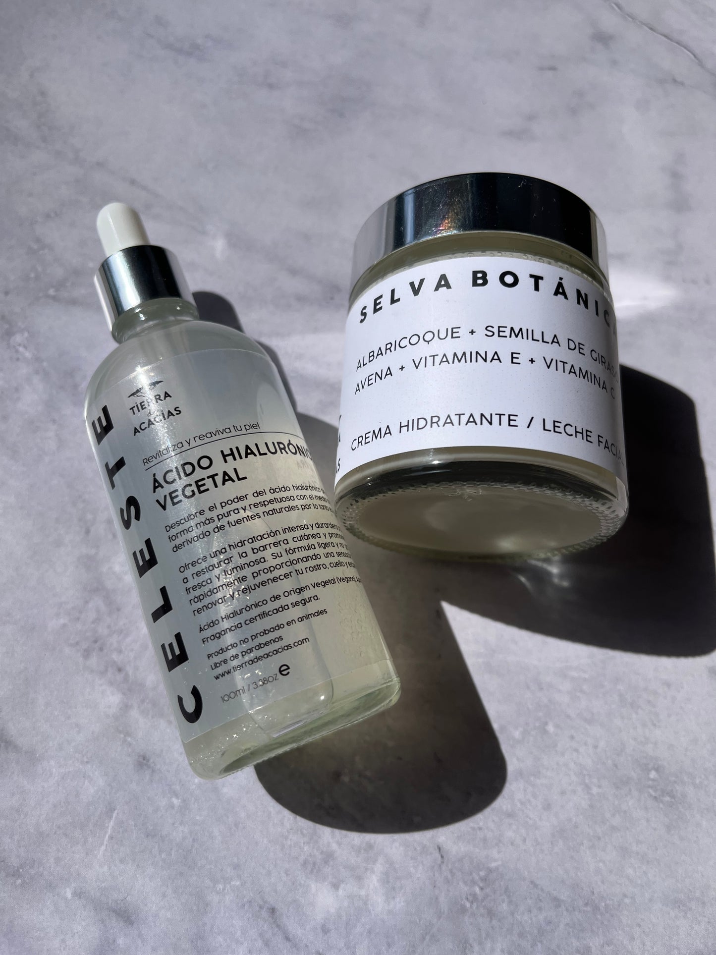 Ácido Hialurónico Vegetal + Crema Facial Selva Botánica