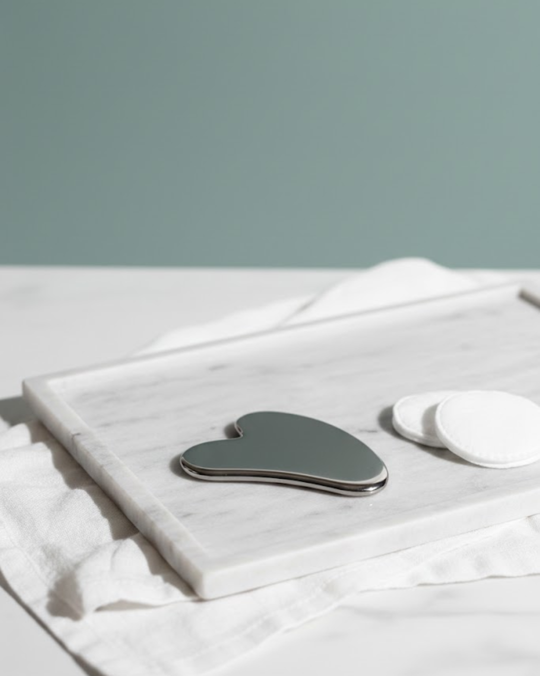 Gua Sha de Acero Inoxidable