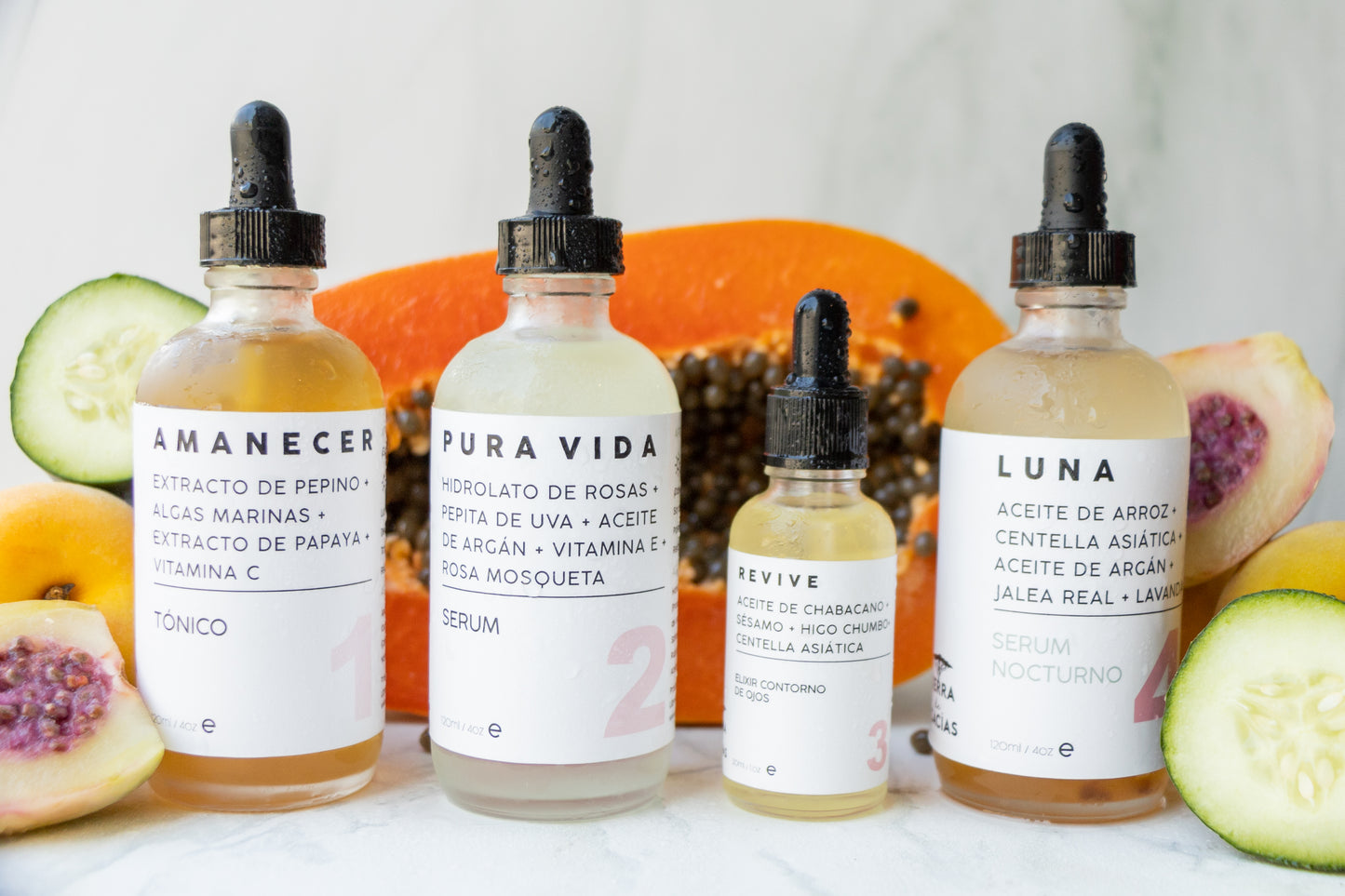 QUE VIVA TU PIEL - Kit facial 4 pasos Día / Noche.