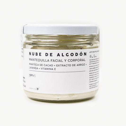 Nube de Algodón - Mantequilla Corporal y Facial 200 ml