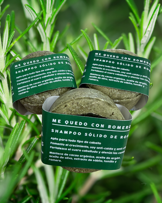 kit de 3 Shampoos Sólidos de Romero / Sereno Romero