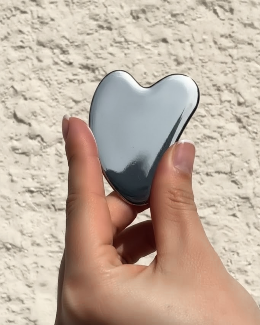 Gua Sha de Acero Inoxidable