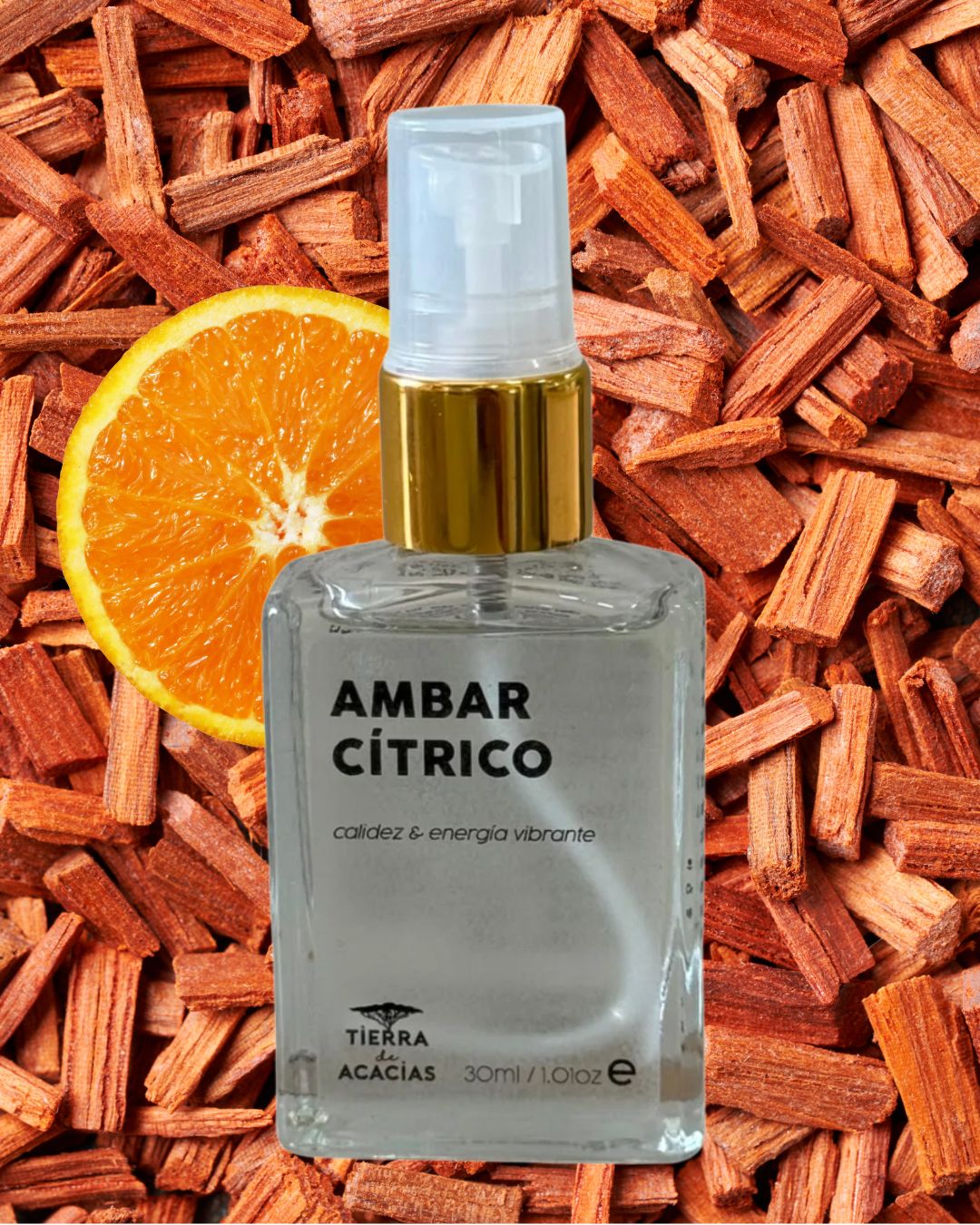 Ámbar Cítrico / Maderas & cítricos
